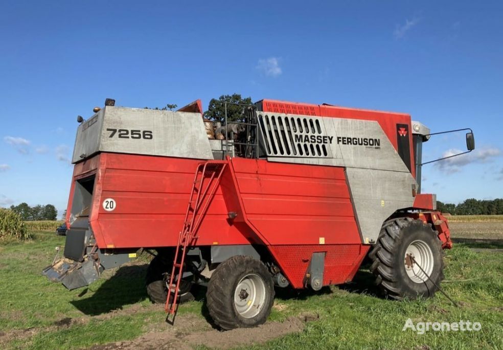 Massey Ferguson 7256 + Heder + Wózek [CZĘŚCI] kombajn za žito po rezervnim dijelovima