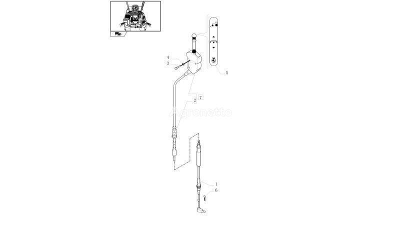 Urządzenie sterujące  87356025 drugi rezervni dio za elektriku za New Holland T6010  traktora na kotačima