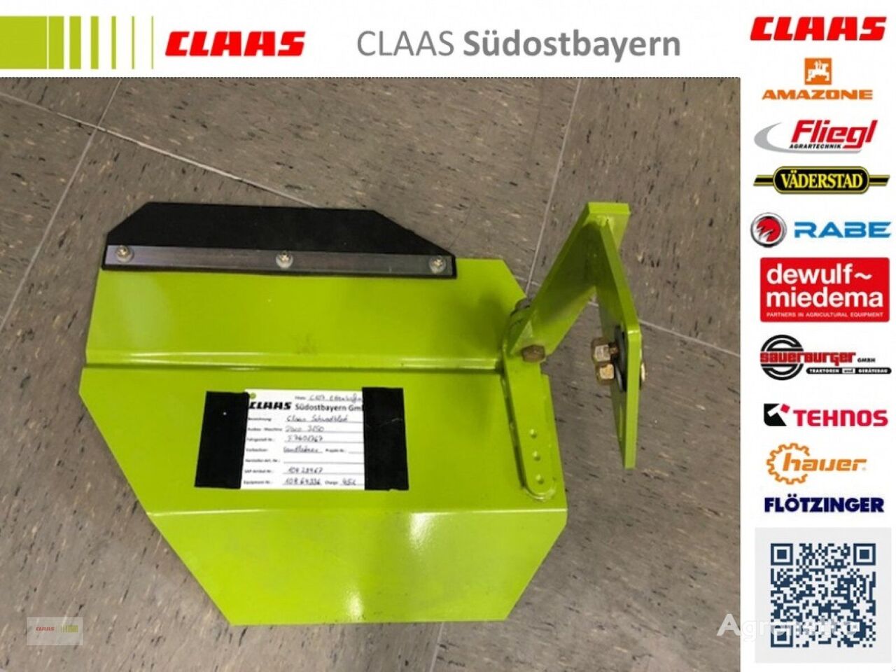 Claas Schwadblech oblaganje za Claas Disco 3150 kosilice