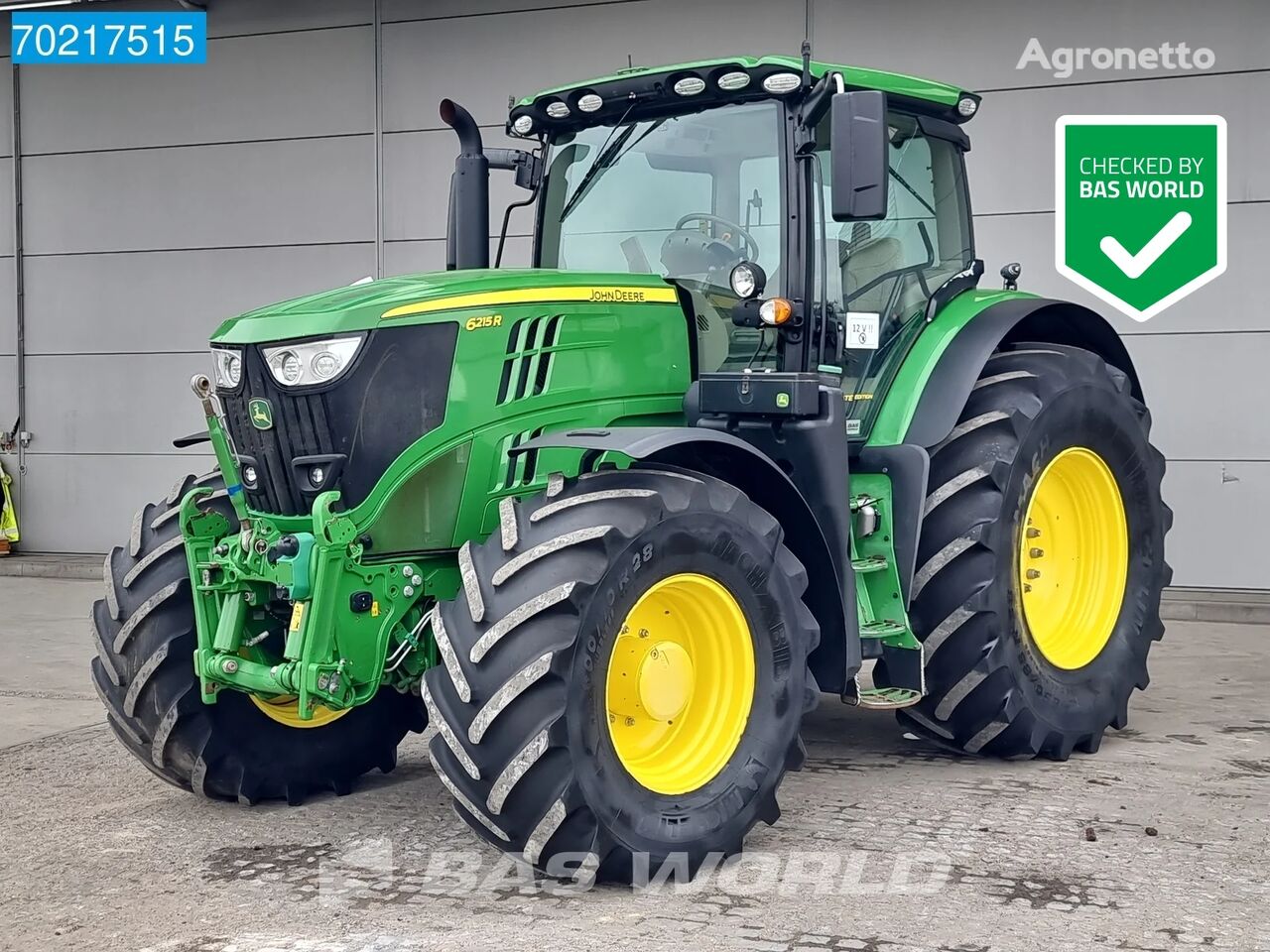 John Deere 6215R AP 4X4 AUTOTRAC READY - COMMAND ARM - TLS traktor na kotačima