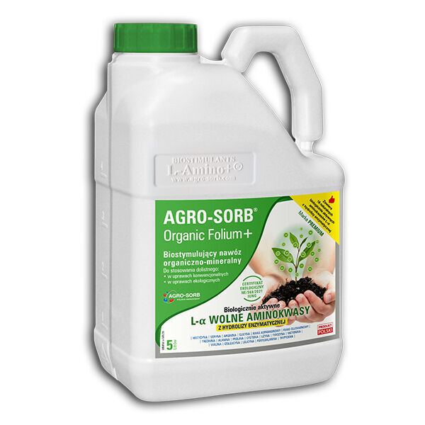 novi AGRO-SORB Organic Folium+ 5L stimulator rasta biljaka